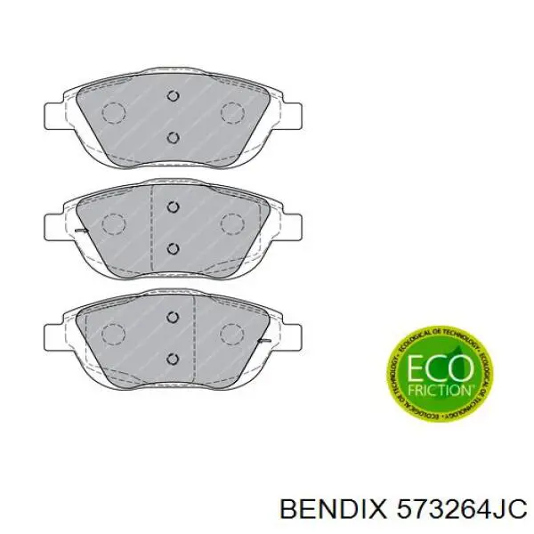 Купити 573264JC Jurid/Bendix Колодки гальмівні передні, дискові