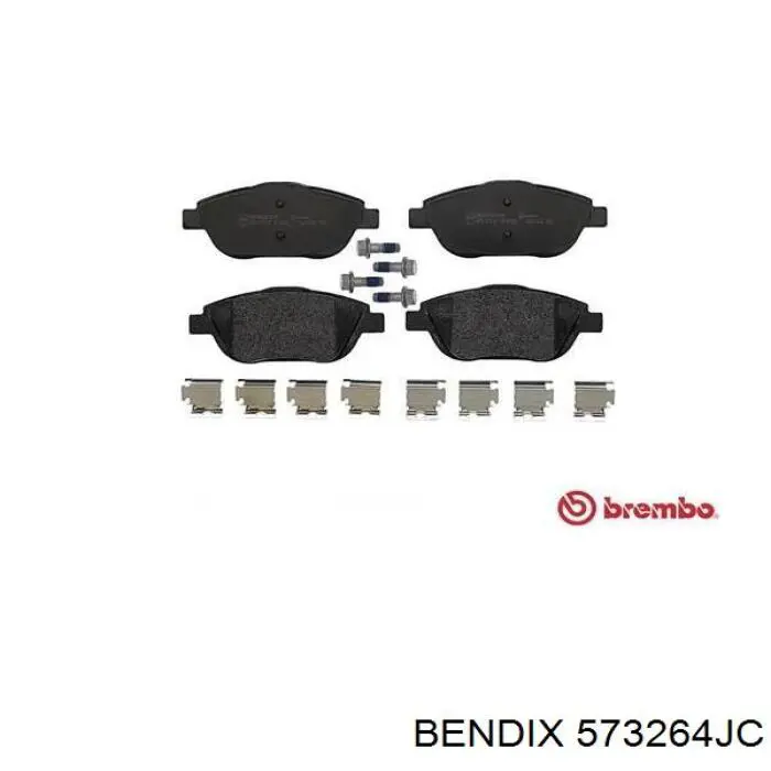Гальмівні колодки Jurid/Bendix 573264JC ціна, від 35.47 USD
