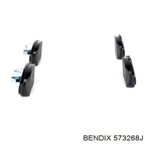 Гальмівні колодки Jurid/Bendix 573268J ціна, від 29.55 USD