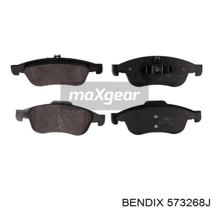 Купити 573268J Jurid/Bendix Колодки гальмівні передні, дискові