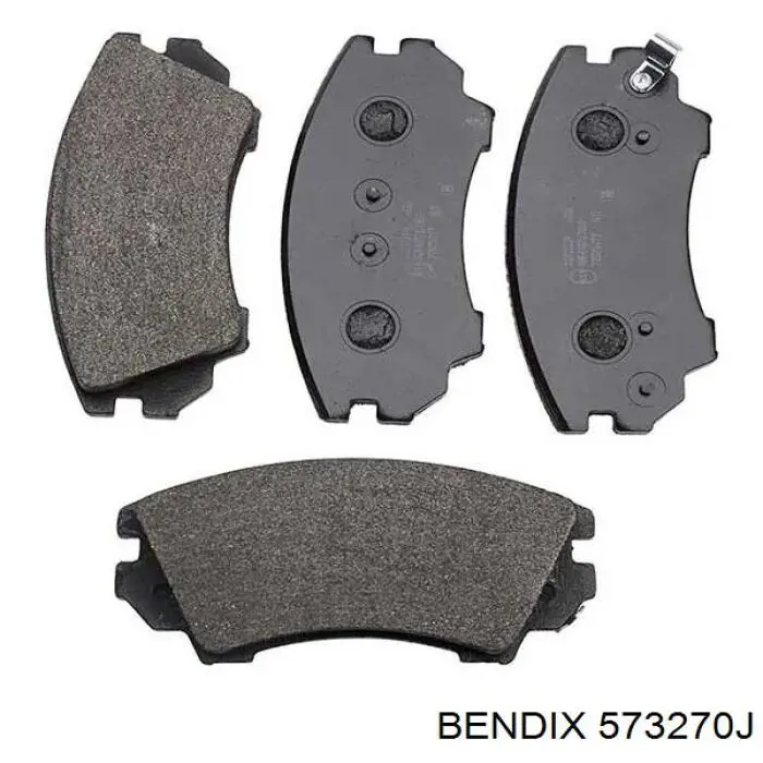 Передні тормозні колодки 573270J Jurid/Bendix