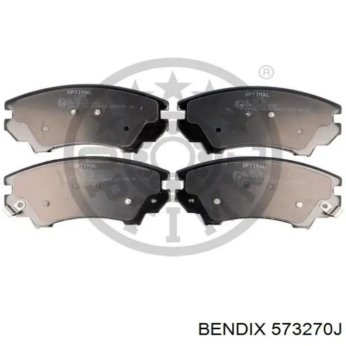 Тормозні колодки Jurid/Bendix 573270J