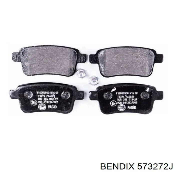 Купити 573272J Jurid/Bendix Задні колодки