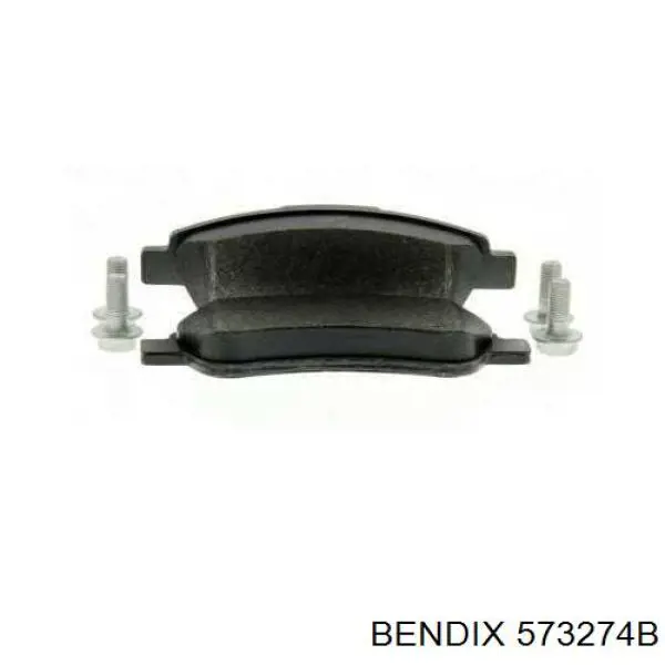 Задні гальмівні колодки 573274B Jurid/Bendix