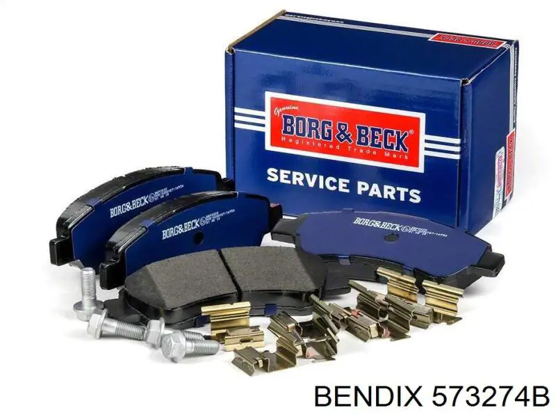 573274B Jurid/Bendix Колодки гальмівні задні, дискові