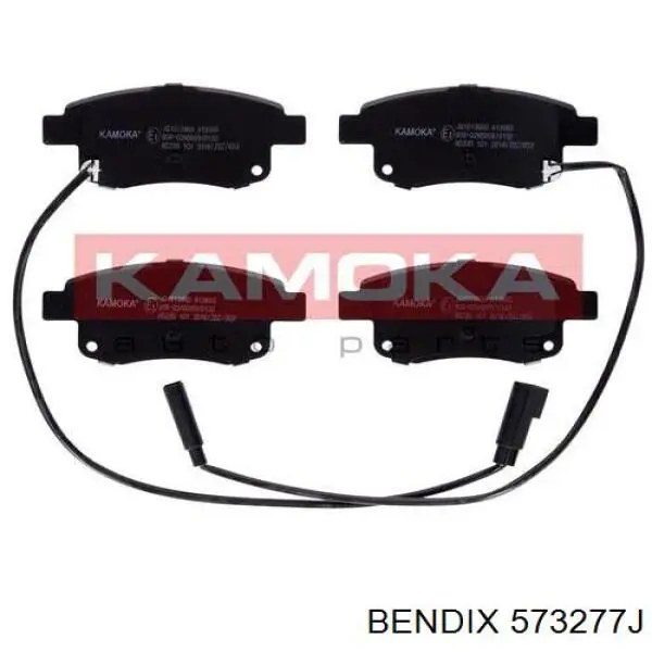 Задні гальмівні колодки 573277J Jurid/Bendix