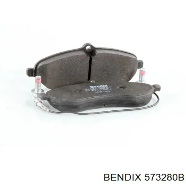 Передні тормозні колодки 573280B Jurid/Bendix