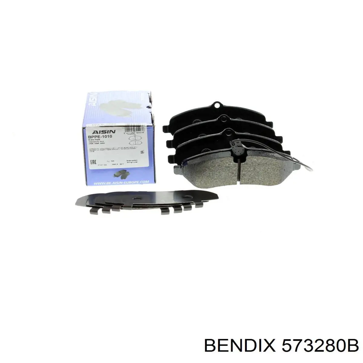 Гальмівні колодки Jurid/Bendix 573280B ціна, від 24.34 USD