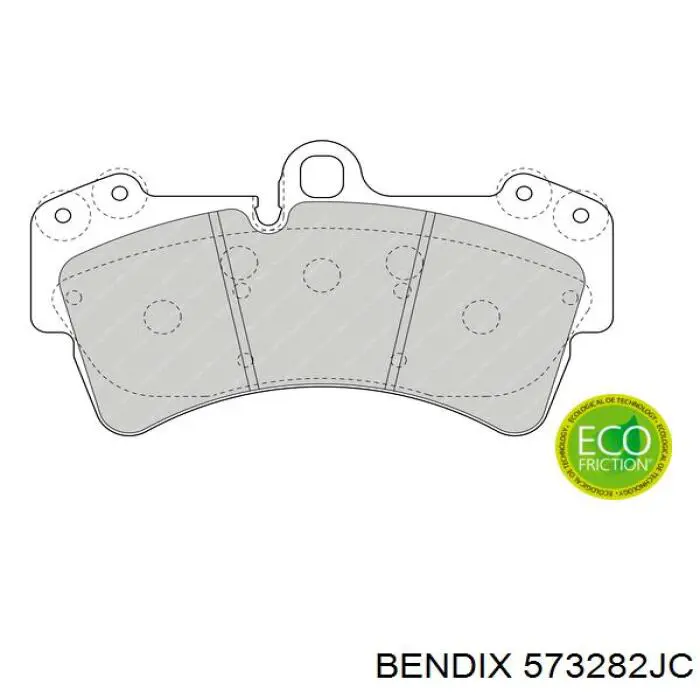 Гальмівні колодки Jurid/Bendix 573282JC ціна, від 77.79 USD