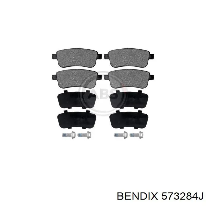Гальмівні колодки Jurid/Bendix 573284J ціна, від 27.99 USD