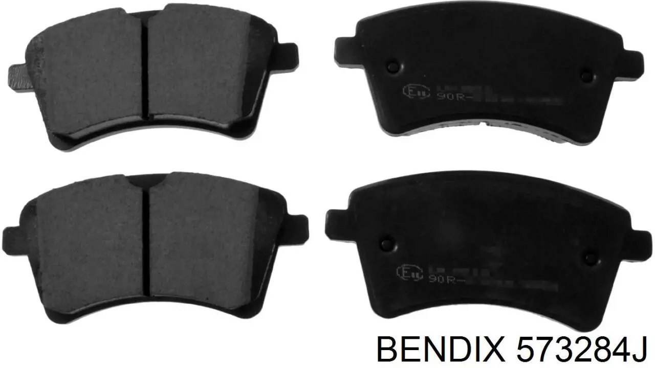 573284J Jurid/Bendix Передні гальмівні колодки