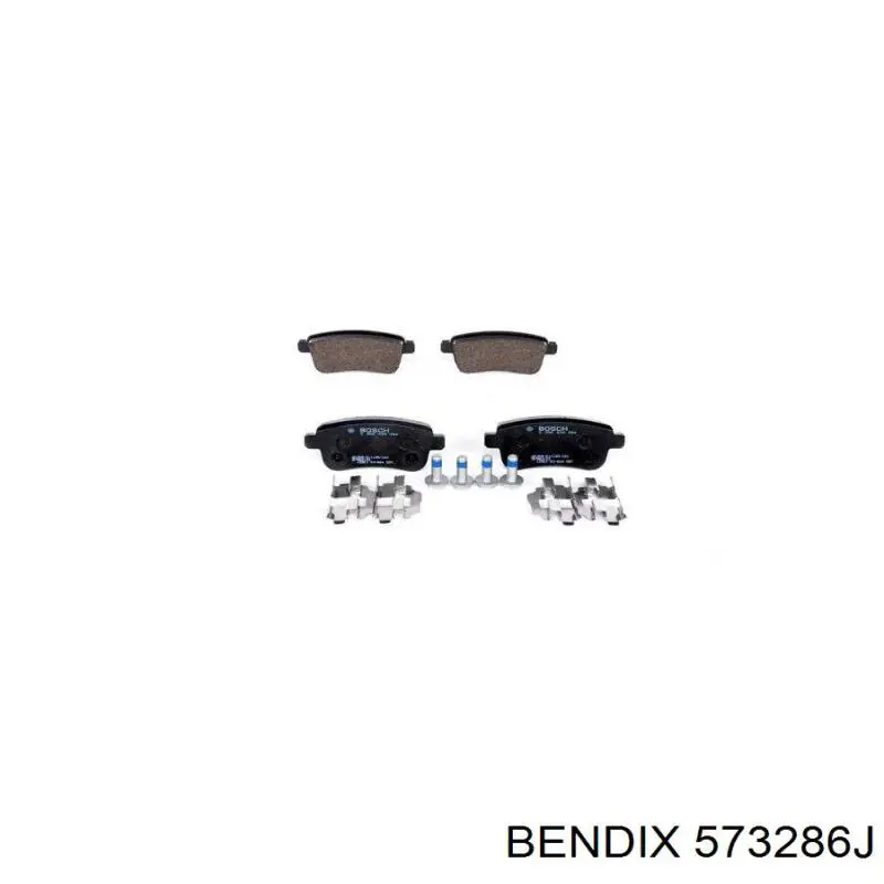 Задні гальмівні колодки Jurid/Bendix 573286J ціна, від 18.09 USD