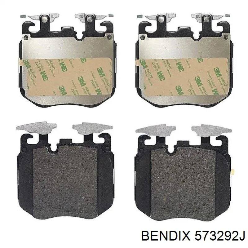 Гальмівні колодки Jurid/Bendix 573292J ціна, від 60.56 USD