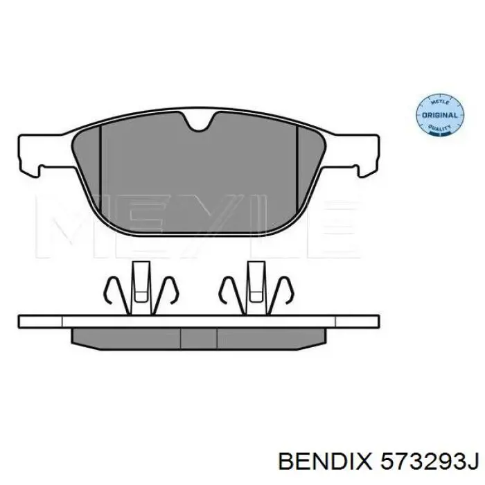 Гальмівні колодки Jurid/Bendix 573293J ціна, від 50.18 USD