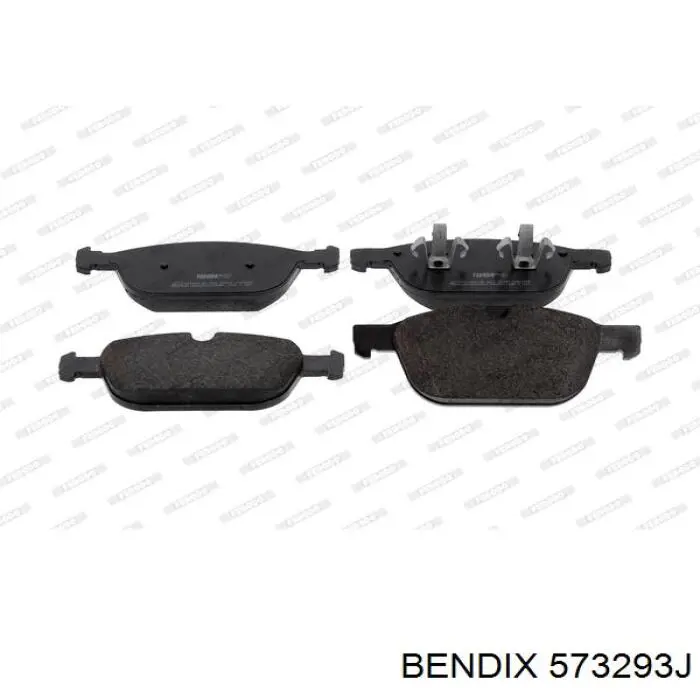 Передні тормозні колодки 573293J Jurid/Bendix