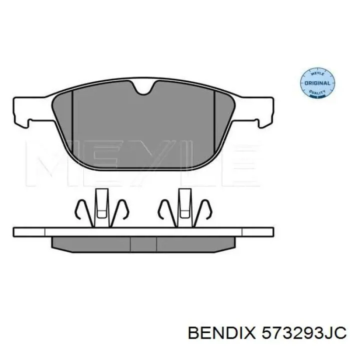 Гальмівні колодки Jurid/Bendix 573293JC ціна, від 46.78 USD
