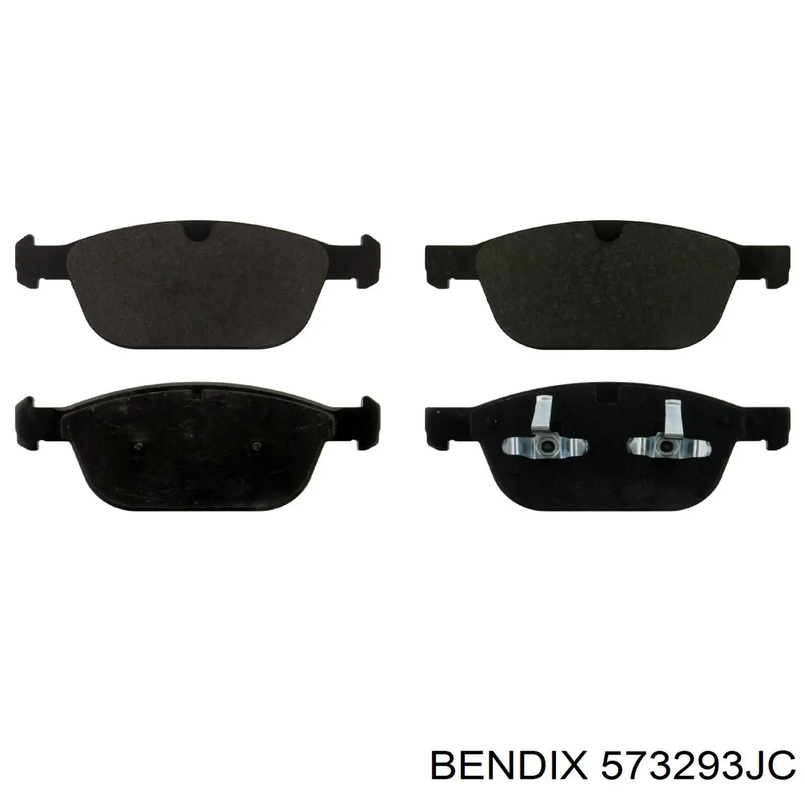 573293JC Jurid/Bendix Передні гальмівні колодки