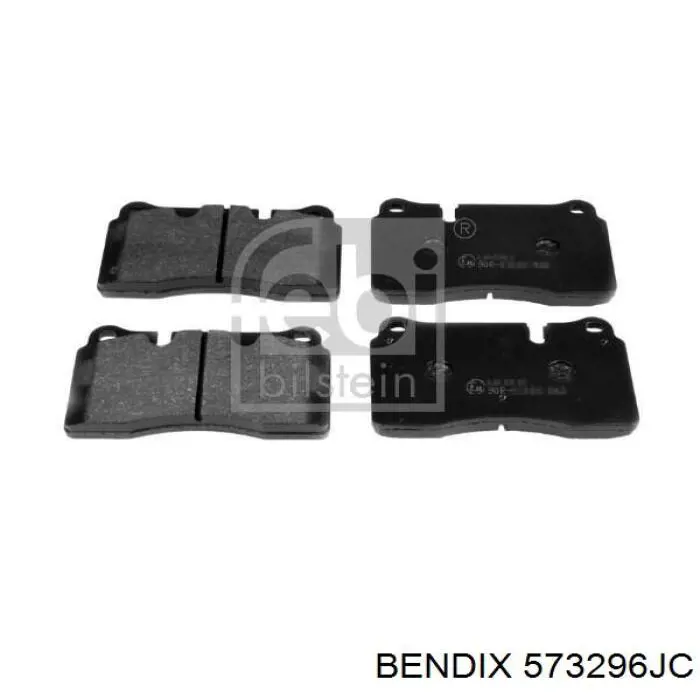 Гальмівні колодки Jurid/Bendix 573296JC ціна, від 35.92 USD