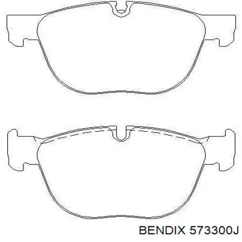 Купити 573300J Jurid/Bendix Колодки гальмівні передні, дискові