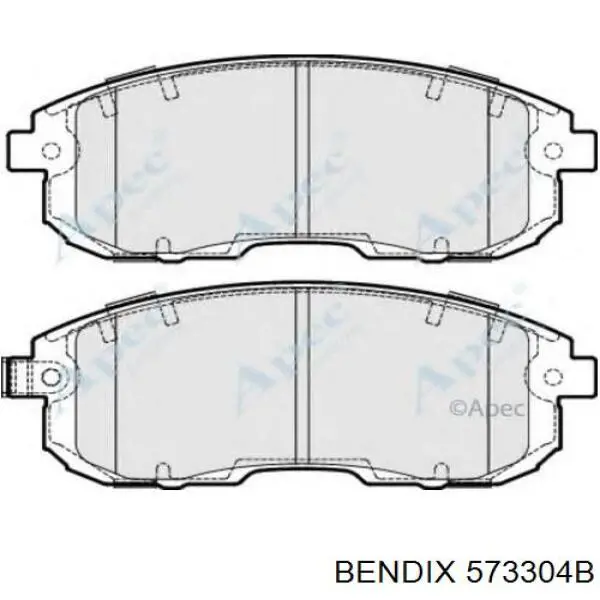 Тормозні колодки Jurid/Bendix 573304B