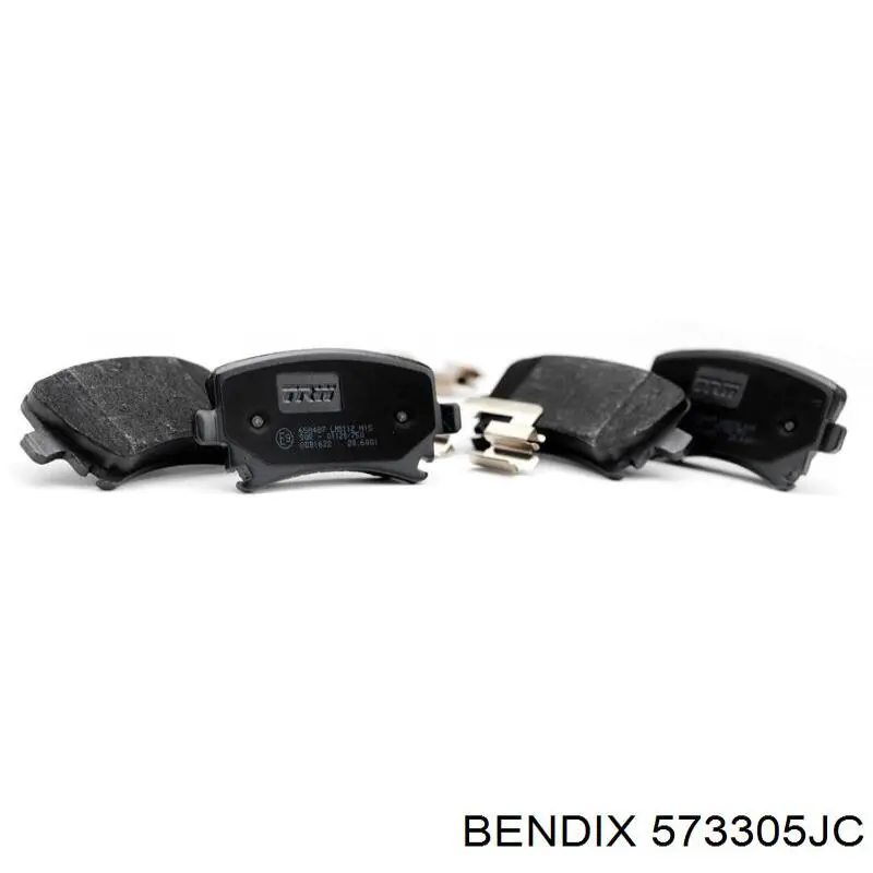 Передні тормозні колодки 573305JC Jurid/Bendix
