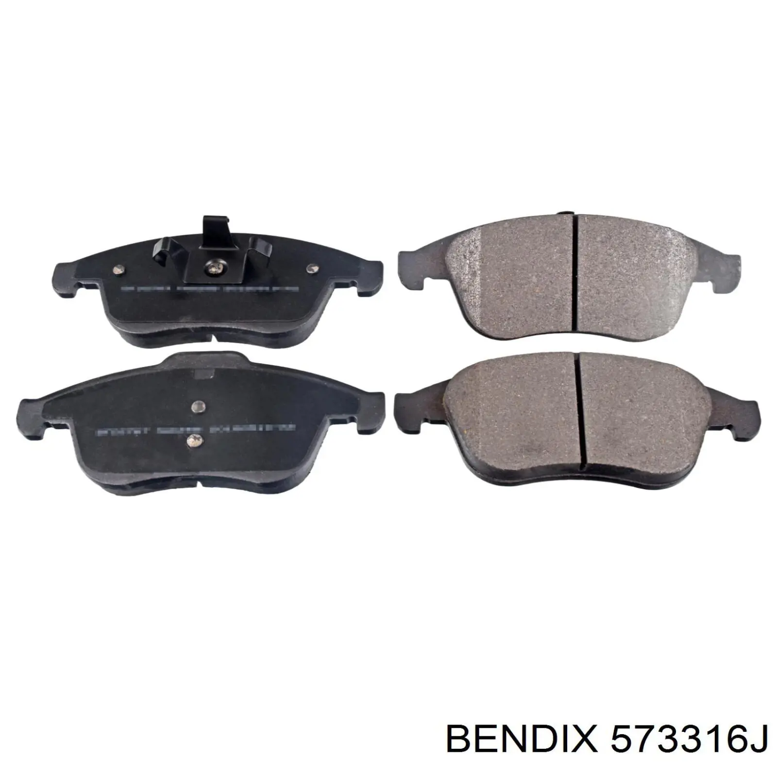Тормозні колодки Jurid/Bendix 573316J