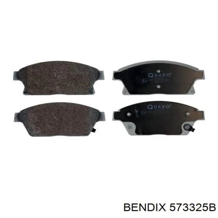 573325B Jurid/Bendix колодки гальмівні передні, дискові