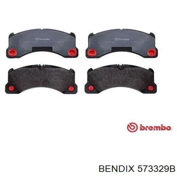 573329B Jurid/Bendix Передні гальмівні колодки