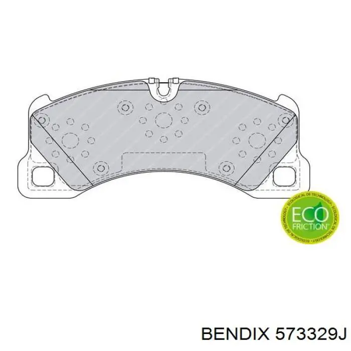 Тормозні колодки Jurid/Bendix 573329J