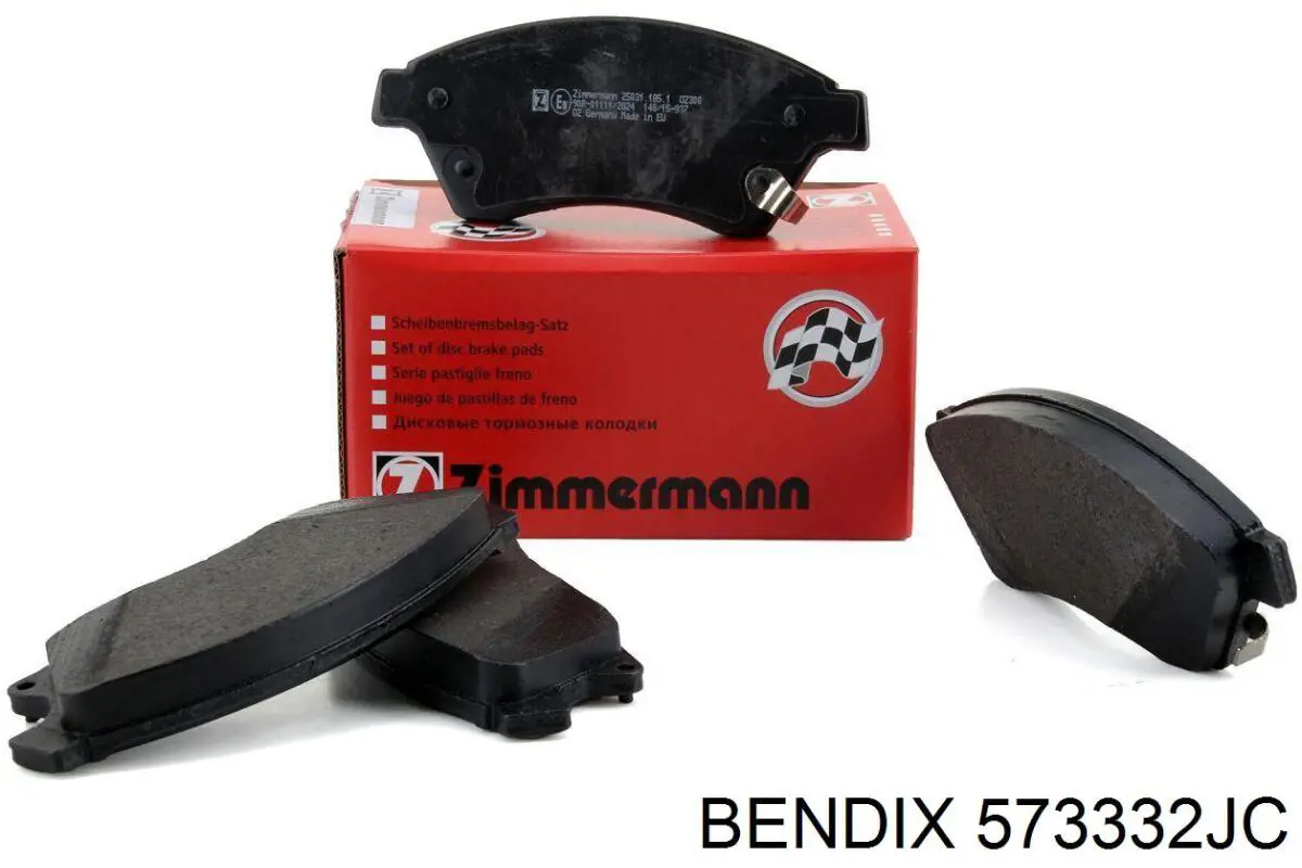 Гальмівні колодки Jurid/Bendix 573332JC ціна, від 22.30 USD