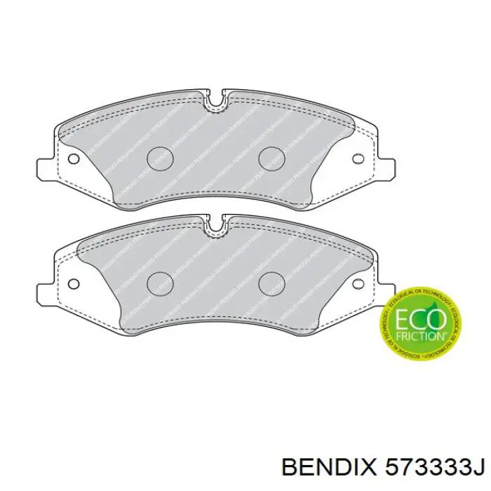 Тормозні колодки Jurid/Bendix 573333J