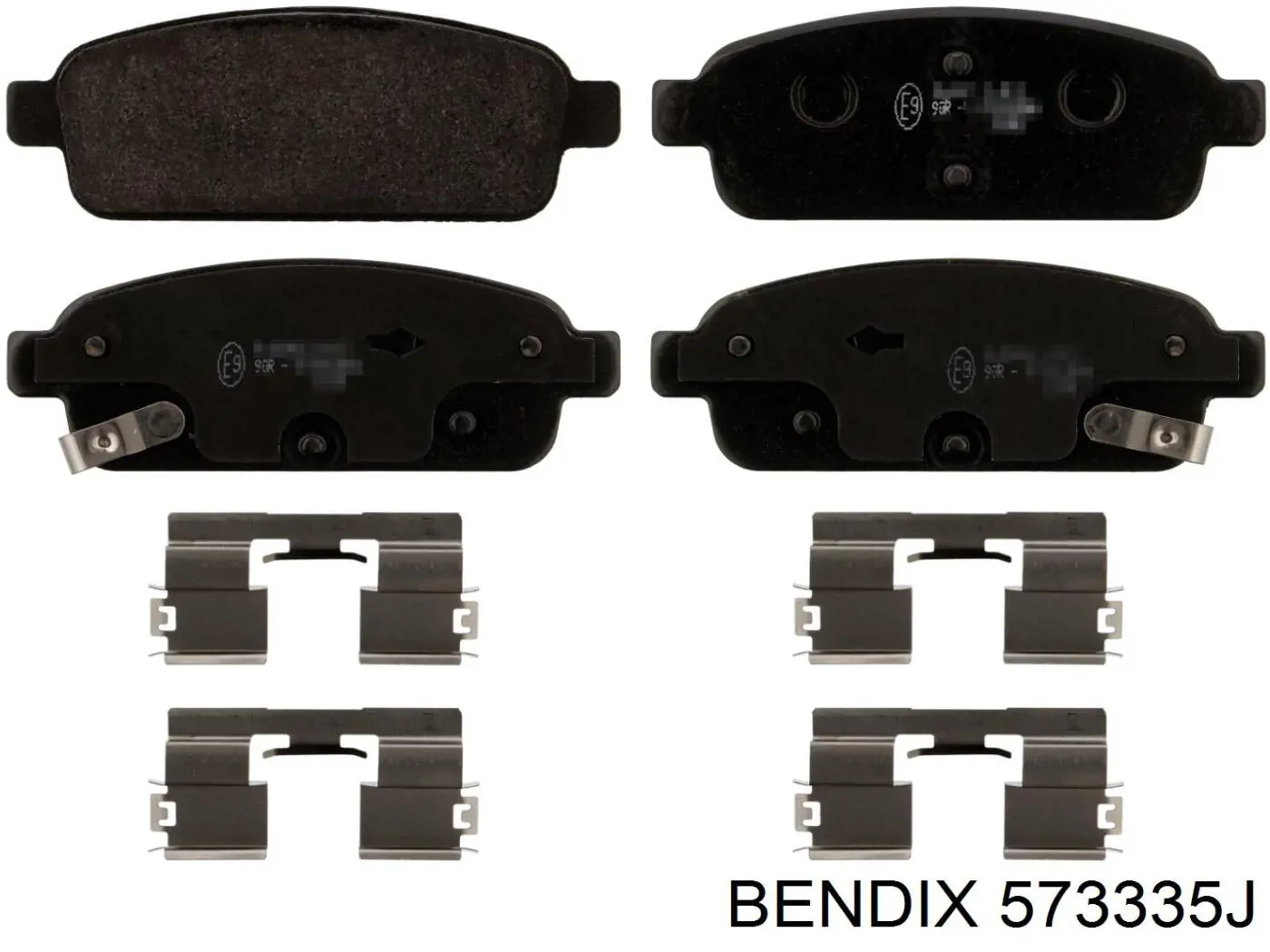 Задні гальмівні колодки Jurid/Bendix 573335J ціна, від 26.57 USD