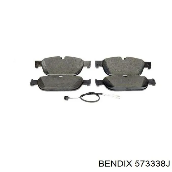 Передні тормозні колодки 573338J Jurid/Bendix
