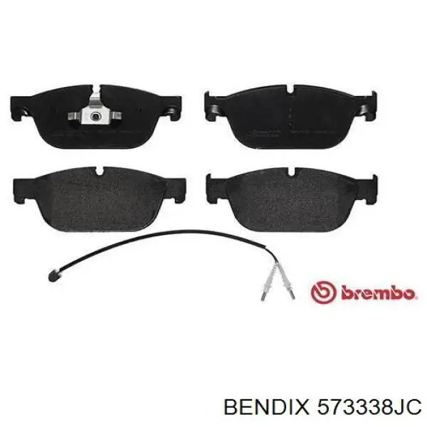 Тормозні колодки Jurid/Bendix 573338JC
