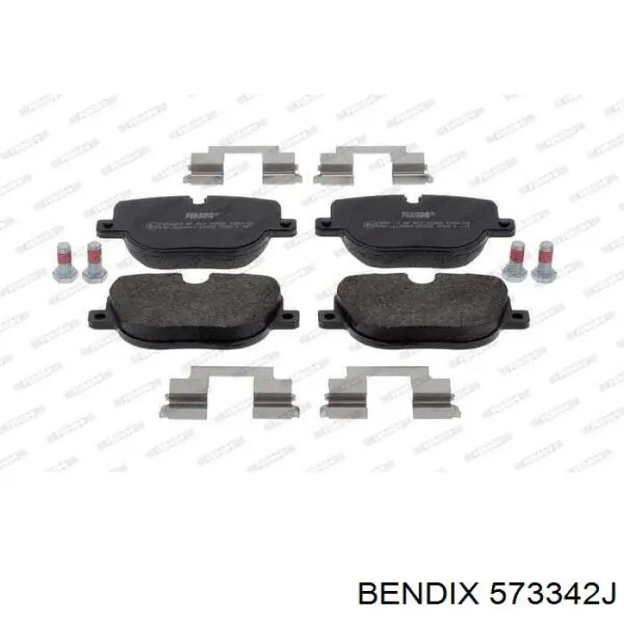 Задні дискові колодки Jurid/Bendix 573342J