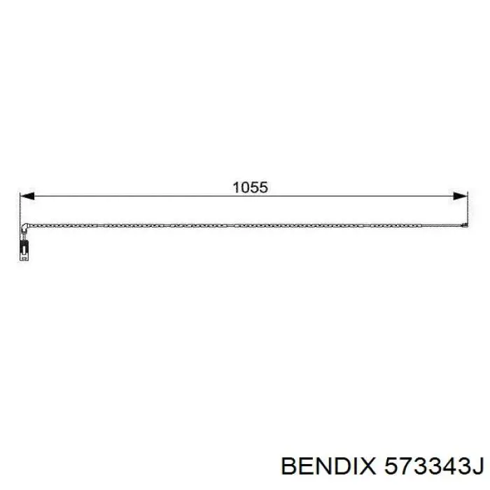 Передні тормозні колодки 573343J Jurid/Bendix