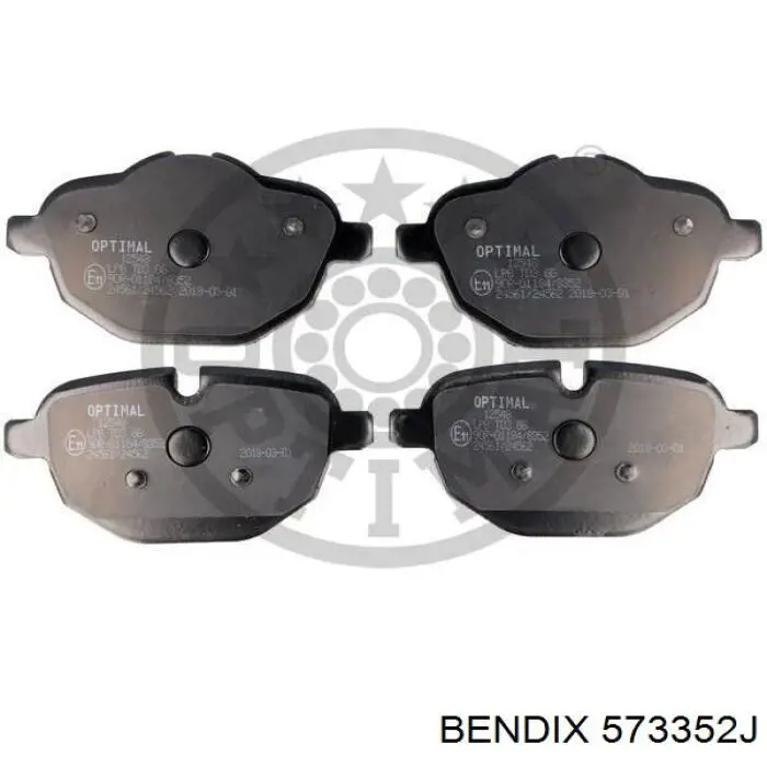 Задні гальмівні колодки Jurid/Bendix 573352J ціна, від 39.87 USD