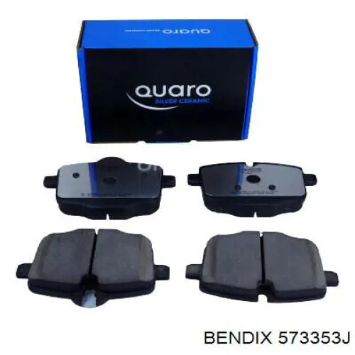 Задні гальмівні колодки 573353J Jurid/Bendix