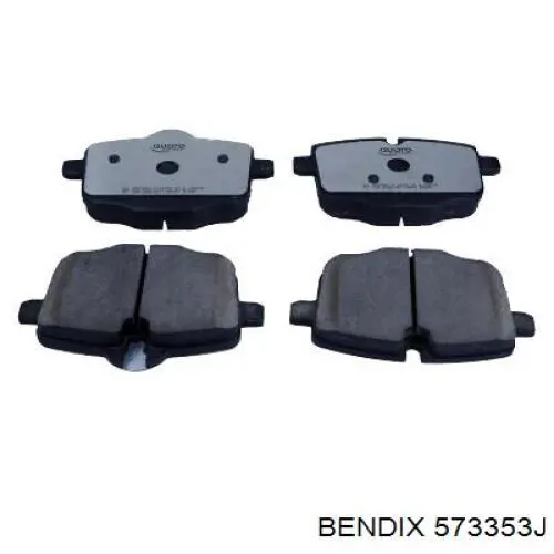 Задні дискові колодки Jurid/Bendix 573353J