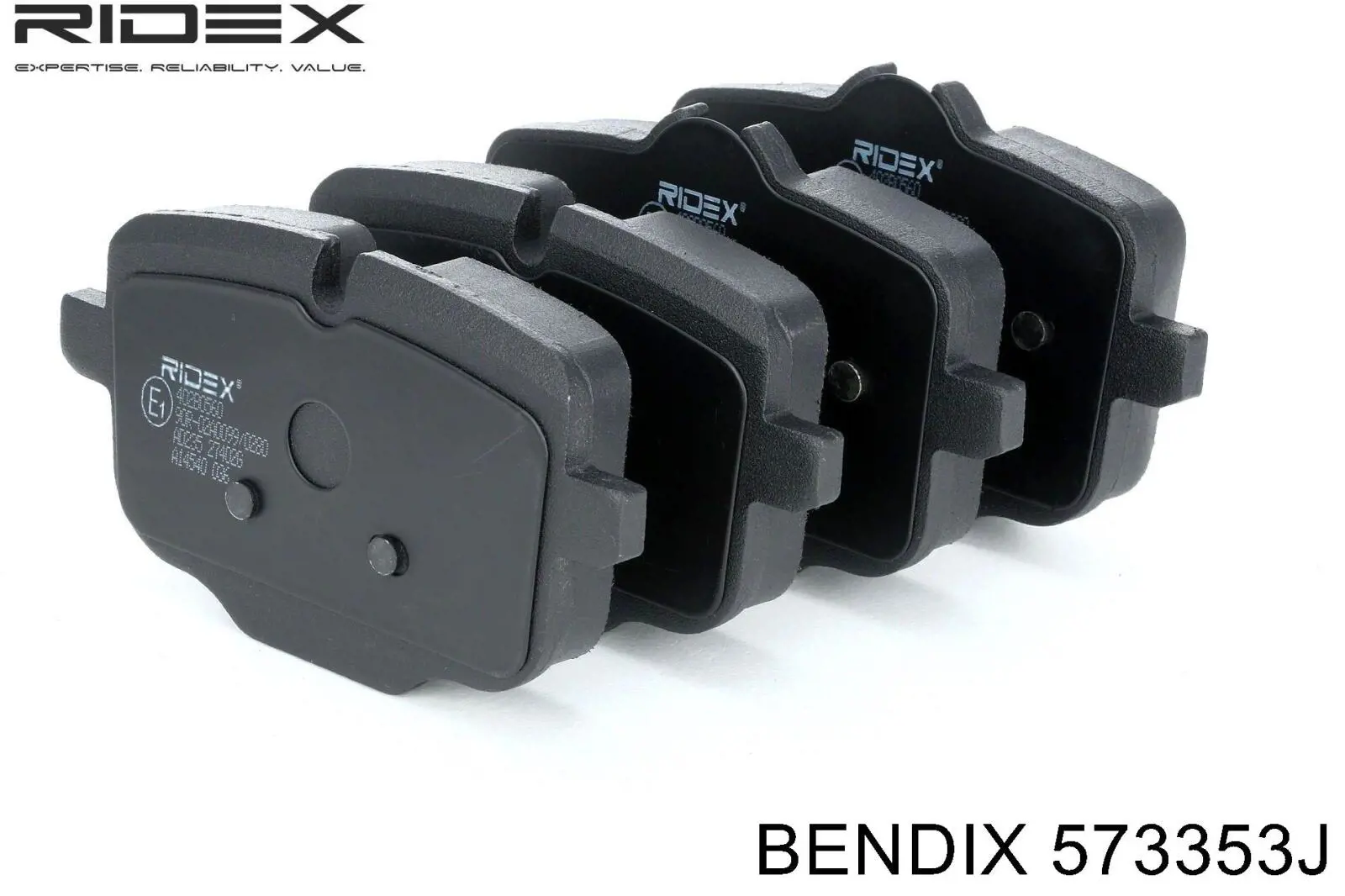 Задні гальмівні колодки 573353J Jurid/Bendix