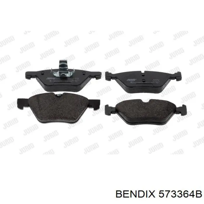 Купити 573364B Jurid/Bendix Колодки гальмівні передні, дискові