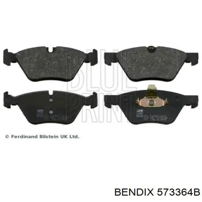 573364B Jurid/Bendix Передні гальмівні колодки