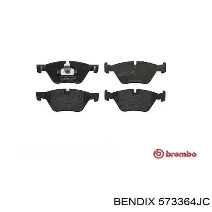 573364JC Jurid/Bendix Передні гальмівні колодки