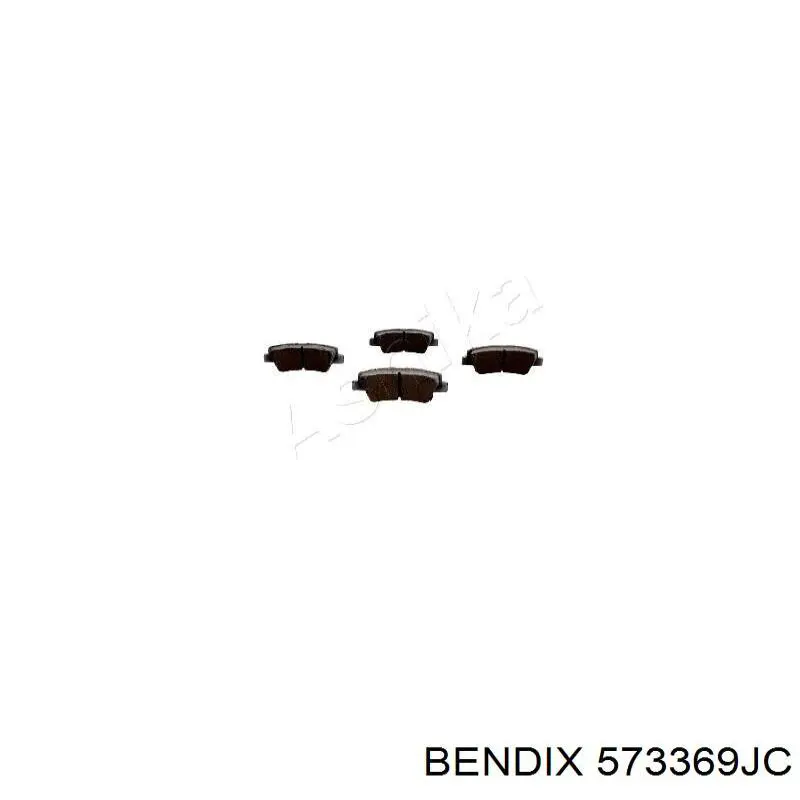 Задні гальмівні колодки Jurid/Bendix 573369JC ціна, від 18.83 USD