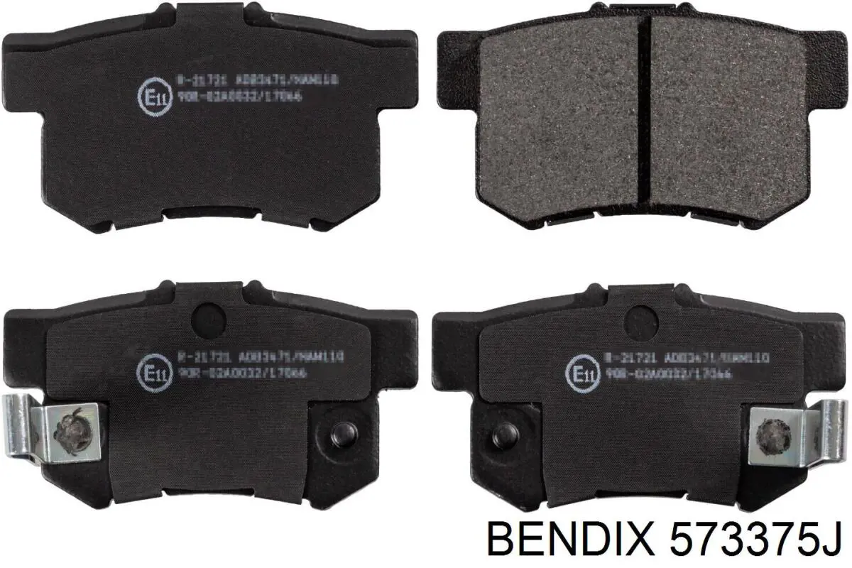 Купити 573375J Jurid/Bendix Задні колодки