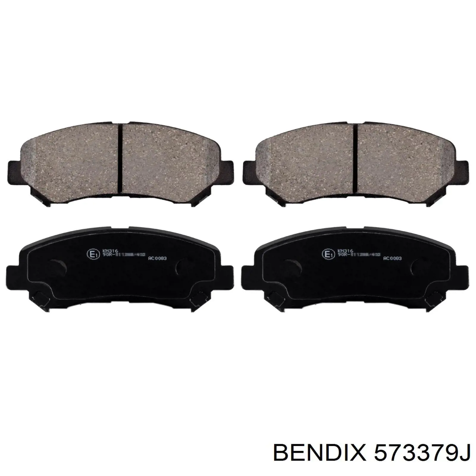 Тормозні колодки Jurid/Bendix 573379J
