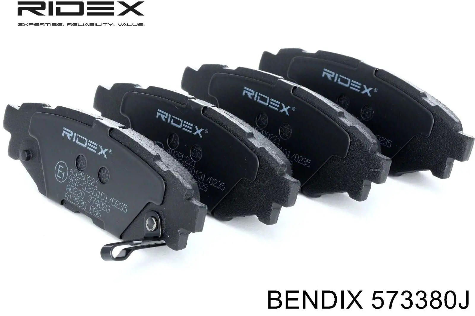 Задні гальмівні колодки 573380J Jurid/Bendix