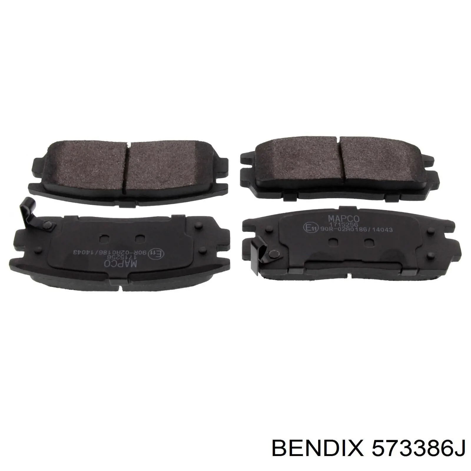 Купити 573386J Jurid/Bendix Задні колодки