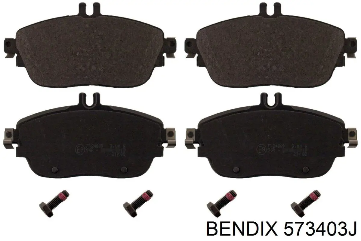 Купити 573403J Jurid/Bendix Колодки гальмівні передні, дискові