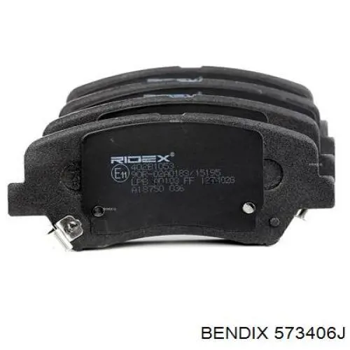 Гальмівні колодки Jurid/Bendix 573406J ціна, від 27.87 USD